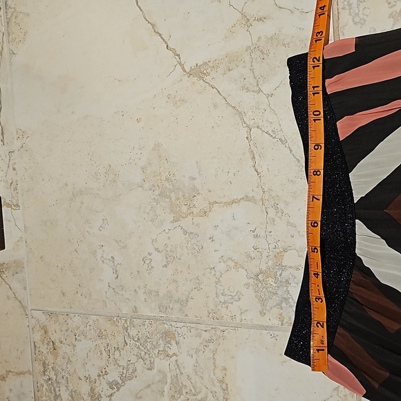 Suncoo pleated patterned skirt in size S - Picture 7 of 8